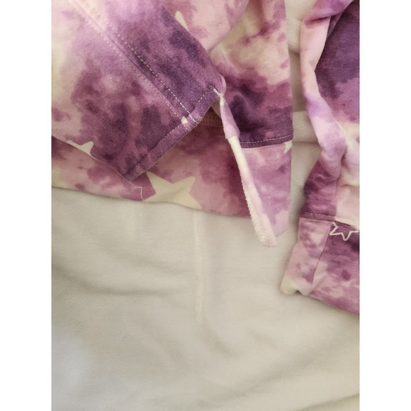 Wildfox tie-dye Cropped sweatshirt star print sz m Boho Festival Soft - Picture 4 of 8